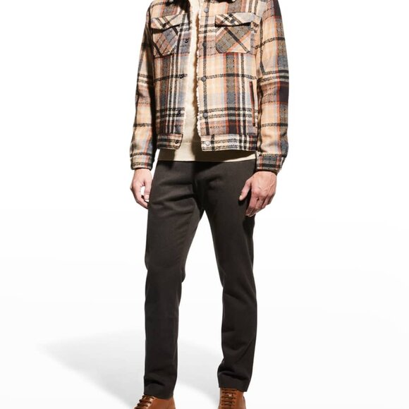 Scotch & Soda Plaid Shearling Jacket (M) - Picture 6 of 8